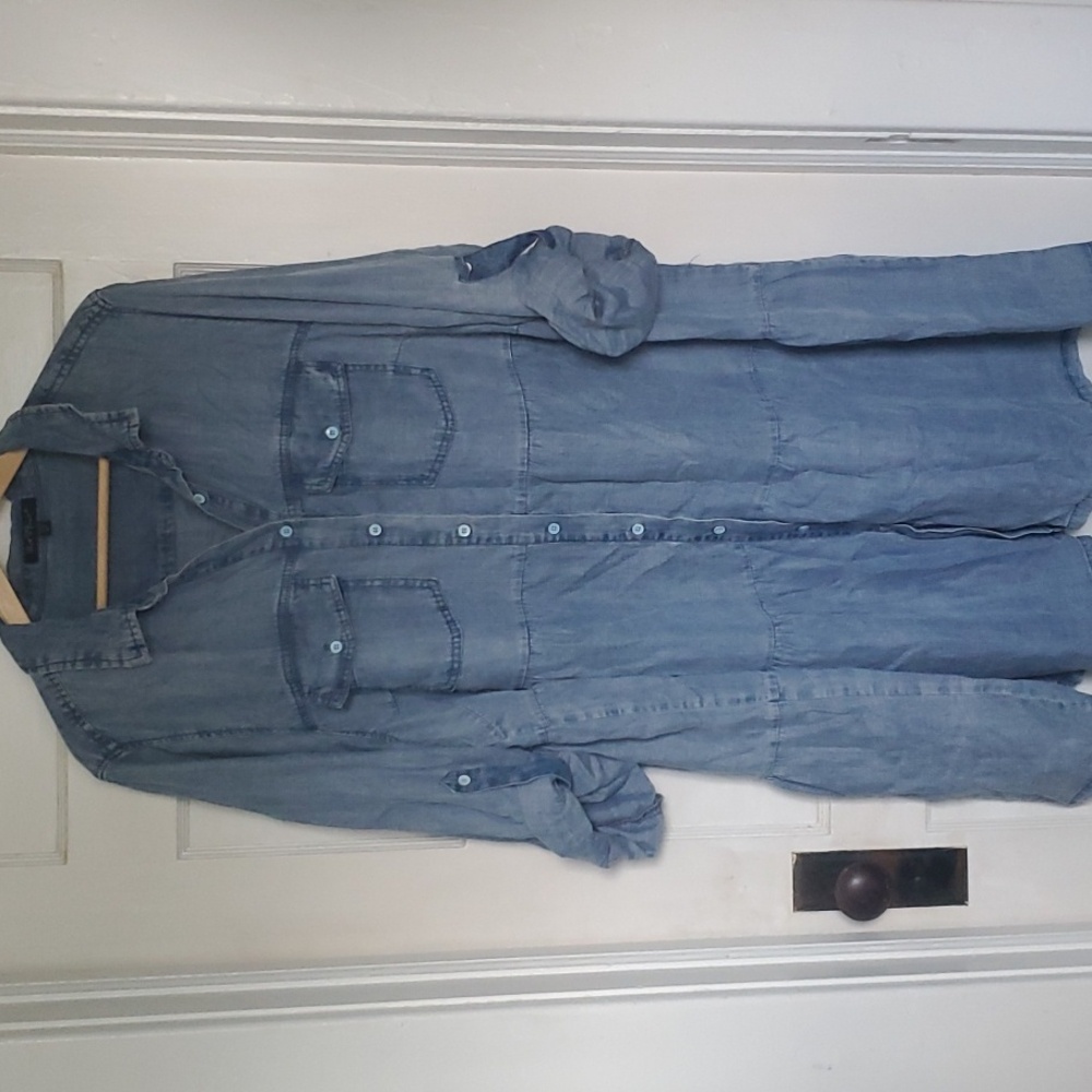 Chambray Shirt Dress